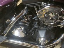 There right behind the cylinder head