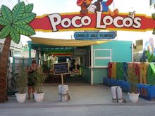 A new outdoor food court just recently opened on Main Street, San Pedro, Ambergris.