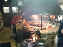 Salt Lick BBQ ....open pit 