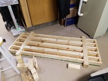 Dry fit. Crossbeams match the wheelbase of my 1994 xl883h.