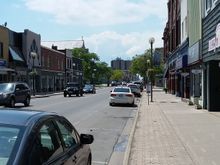 Downtown St. Thomas. This city has virtually become somewhat of a ghost town since the big Ford factory closed at Talbotville just up the road. Very sad for the thousands that lost their jobs and the economy of this town.