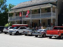 The “Albion” Hotel and bar in Bayfield, Ontario.

