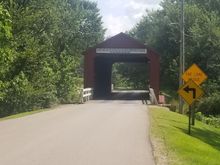 A covered bridge just outside Princeton. 