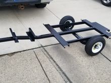 Frame back from sandblast/paint and reassembled 