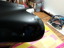 Close up of damaged area. 