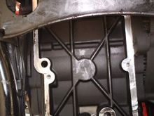 Cross support straightened.