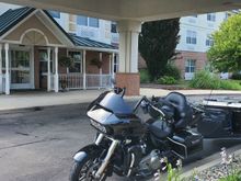 It's a Country Inn & Suites by Radison... very nice and only $107 on a holiday weekend. 

