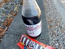 Rocky, I went with M&M's, in the peanutbutter variety. 