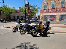 Standing on a corner in Winslow AZ!