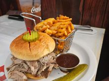 BBQ pork sandwich 