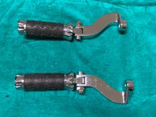 2nd photo of passenger pegs with mounts - $100