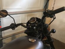 Renthal low road bars on 2017 xg750a