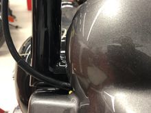 Newly painted gauge covers