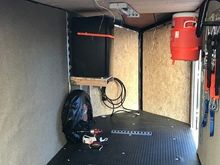 E-Track for wheel chock and tie-downs