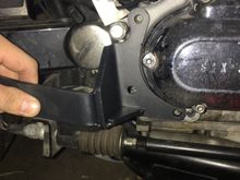 Not far off I was probably thinking of just grinding away at the excess bracket below the top bolt but before I do any hacking I’d like to weigh out all my options. Also wondering if a regular rr3 bracket would fit