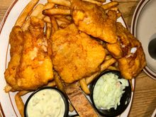Traditional Friday Fish Fry. Cod. 