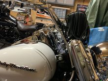 silver braided clutch and brake lines