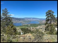 Ossoyos from the lookout on the East side…