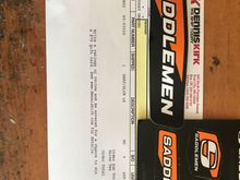 My original receipt to show what I paid. 