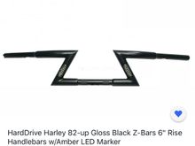 These Rock!! ( For this Bike) and, like the T-Bars on my other bike, Built In L.E.D. Turn signals!!
The ONLY reason I haven’t pulled the trigger; wiring. 
I wired Yaffe Monkey’s for my Cousin’s Road Glide, those are just about 90* and What a Job that was. I’m Dreading pulling wires through the “Z”. 