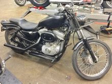 When I first got the bike. The guy spray painted everything. It literally looked like crap.