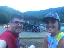 This photo has a glimpse of the pool and pond. There was a band set up that played for several hours. the "locals" seemed to have a good time and should of had a DD for their golf cart :P