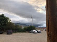 Awesome clouds over a mountain in the Buffalo Bill State Forest.