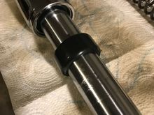 Done. Here’s my fork seal installation tool. Electrical tape.