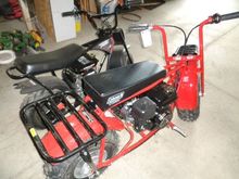 Grandsons ride is the black one red one is mine