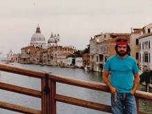 On the Grand Canal in Venice