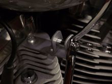 had to make a bracket for the shift lever pivot ...  I used one of the horn relocation bolts