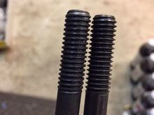 Friction fit threads are the ones on the left