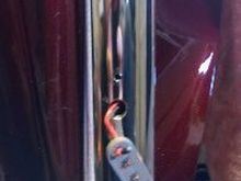 The small holes were drilled 3/32 and tapped 4-40 for the lights.