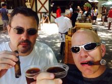 My best bud Steve and I at Scarborough Fair.