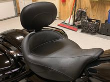 Installed my "first" mustang seat on my 2019 Road Glide Today.
Model = Original Super Solo Seat with Driver Backrest, No Studs Harley-Davidson® FLHT/FLTR/FLHX/FLHR
paid $509.00 to my door using black Friday discount - I ordered direct from Mustang.
easy install 5 minutes
fit - superb, very clean for a factory off the shelf seat - pics to follow post this week.
Comfort firm - it should break in, but it is no where near as hard as a Corbin.