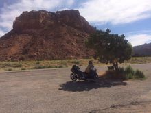 Taking a break, to add some more sun block.