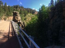 First wooden bridge