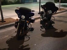 Father and Son bike night