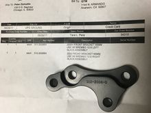 These are the part numbers for the brackets and the rh bracket itself 
Apparently they haven't made a bracket for the later castings maybe like you said multi maybe I can offer to send the slider along with the bracket for them to design a newer bracket for later models and help everyone out in the end. I'll call Tara Monday to discuss