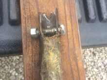 Threaded pipe foot pegs...