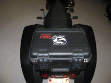 easy access from the rear and easy to swing a leg over at this height.