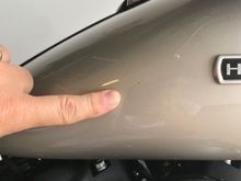 First scratch!