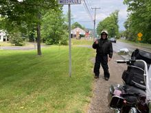 This picture is from Weedville on Rt 255 in Pennsylvania.

We go through there every year on a bike trip and most years we get a picture by the sign.

Kinda stupid but what the heck.