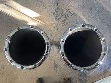 scratches are on the underside you cant see them when installed