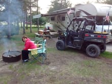 Ahh great camping in the U.P.