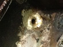 Closer view. Very nasty looking when viewing it close up.