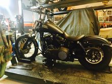 Here is my 1 3/4" home made tank lift installed.