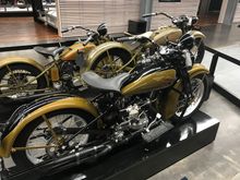 Here ya go......A little single in the Harley museum I saw last week, thought it looked pretty good...........from 1930??