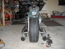 Installing a car tire on the 2006 RG