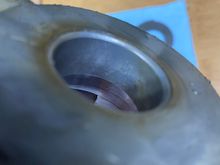 You can see a mark in the center